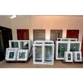 Fereastră PVC 2 canaturi cu luminator inferior